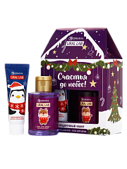  Набор подарочный URAL LAB "Счастья до небес" (гель для душа 110мл+крем для рук 30мл) N1 