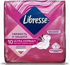 Прокладки гигиенические "Libresse" Ультра Нормал с мягкой поверхностью №10 