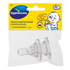 Соска силиконовая классическая "Курносики" быстрый поток 6+ арт.12057 N2 