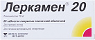 Леркамен тб п/о 20мг №60 