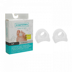  Перегородка межпальцевая силиконовая объемная с фиксир. петлей Soft Corona L N2 