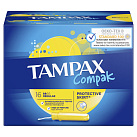 Тампоны "Тампакс" Compak  с аппликатором регуляр дуо №16 
