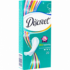  Прокладки гигиенические "Discreet" ежедневные Deo Water Lily multiform N20 