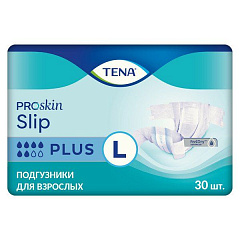  Подгузники "Tena Slip plus" L N30 