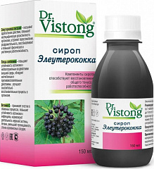  Сироп "Dr. Vistong" Элеутерококка 150мл N1 