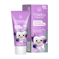  Зубная паста детская "Tiswell" реминерализ.с наногидроксиапат..Ягодный зефир от 2–6 лет 60г N1 