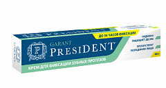  Крем для фиксации зубных протезов с мятным вкусом "Президент гарант" 40г N1 