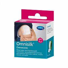  Пластырь "Omnisilk" гипоаллергенный цв белый (шелк) 2.5см*5м N1 